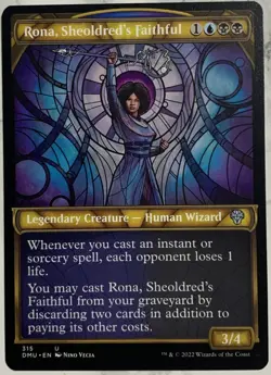 Rona Sheoldred's Faithful #315 Dominaria United Legendary Creature MTG Magic - Image 1