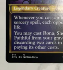 Rona Sheoldred's Faithful #315 Dominaria United Legendary Creature MTG Magic - Image 3