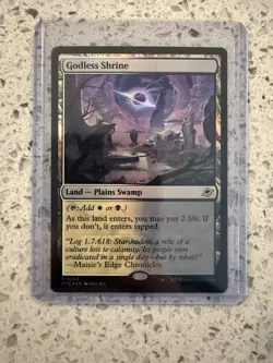 MTG Godless Shrine #254 Edge of Eternities Foil - Image 1