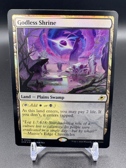 MTG Godless Shrine #254 Edge of Eternities FOIL - Image 1