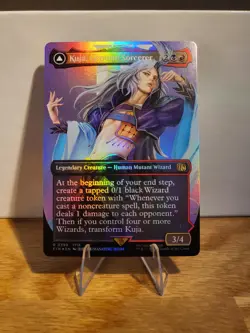 Kuja, Genome Sorcerer Borderless 0399 Foil Final Fantasy FIN MTG - Image 1