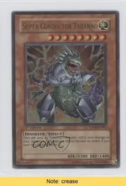 Super Conductor Tyranno 1st Ed. YuGiOh Dinosaur's Rage Structure Deck READ 0b5 - Image 1