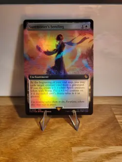 Summoner's Sending (Extended Art) Foil #109 MTG Final Fantasy FIN - Image 1