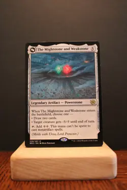 The Mightstone And Weakstone Brothers War Mtg Nm Near Mint ManaFam - Image 1