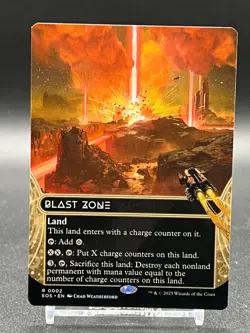 Blast Zone (Rare Borderless) #2 EOE Stellar Sights MTG NM - Image 1