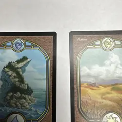 MTG - Unglued Set - Land, Lot Of 4 Island, plains, Swamp, And Mountain - Image 3