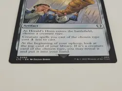 Herald's Horn 0280 Non Foil Uncommon Lord of the Rings MTG Near Mint - Image 2