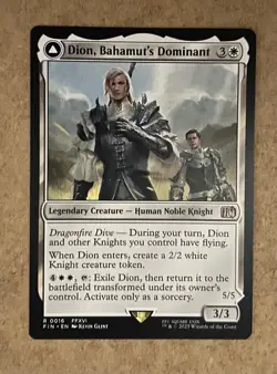 Dion, Bahamut's Dominant - Final Fantasy NM MTG - Image 1