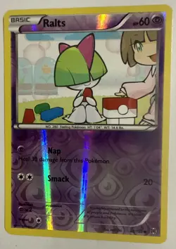 Ralts 68/162 Breakthrough Reverse Holo Pokemon TCG Card Near Mint - Image 3
