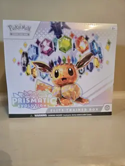 Pokemon TCG SV8.5 Prismatic Evolutions Elite Trainer Box Factory Sealed - Image 1