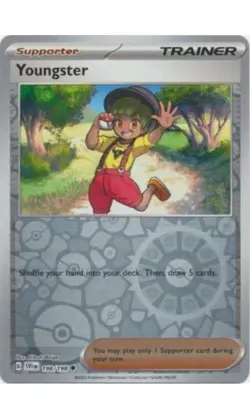 Youngster 198/198 Reverse Uncommon Scarlet & Violet Base Set Pokemon TCG LP-NM - Image 1