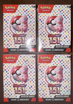 Pokemon TCG Scarlet & Violet 151 Booster Bundle LOT of 4 Sealed Brand New - Image 1