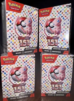 Pokemon TCG Scarlet & Violet 151 Booster Bundle LOT of 4 Sealed Brand New - Image 3