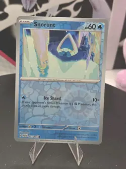 X4 Playset - Snorunt 037/182 Sv04: Paradox Rift Reverse Holo - Pokemon - Image 1