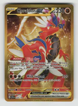 Pokemon - Koraidon ex - 254/198 Scarlet & Violet Base Set - Hyper Rare - NM - Image 1
