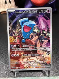 Pokemon - Team Rockets Wobbuffet - 203 Scarlet & Violet Promo Cards - Promo - NM - Image 1