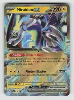 Pokemon - Miraidon ex - 028 SV: Scarlet & Violet Promo Cards - Promo - NM - Image 1