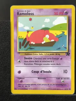 Carte Pokemon Ramoloss 67/82 Edition 2 Team Rocket Wizards 1 - Image 2