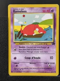 Carte Pokemon Ramoloss 67/82 Edition 2 Team Rocket Wizards 5 - Image 2