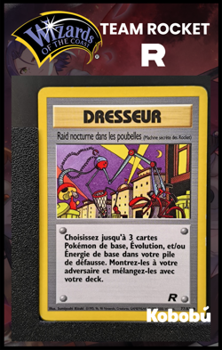 Carte Pokemon Raid Nocturne Poubelles 77/82 Edition 2 Team Rocket Wizards 2 - Image 1
