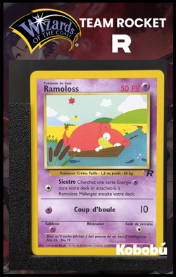 Carte Pokemon Ramoloss 67/82 Edition 2 Team Rocket Wizards 2 - Image 1