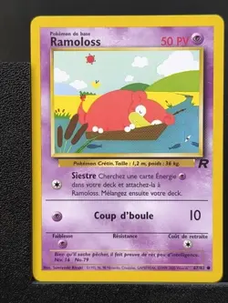 Carte Pokemon Ramoloss 67/82 Edition 2 Team Rocket Wizards 2 - Image 2