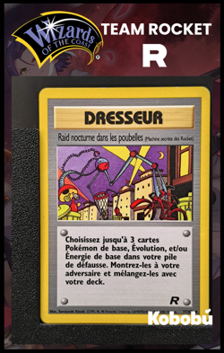 Carte Pokemon Raid Nocturne Poubelles 77/82 Edition 2 Team Rocket Wizards 1 - Image 1
