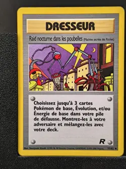 Carte Pokemon Raid Nocturne Poubelles 77/82 Edition 2 Team Rocket Wizards 1 - Image 2