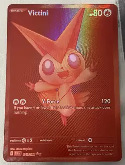 Pokemon TCG: English Victini Full Art, White Flare/Black Bolt, 171/86 - Image 1