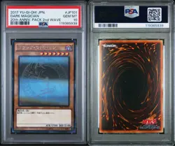 YuGiOh Dark Magician Holographic Ghost Rare 20th Anniversary PSA10 Collectors - Image 1
