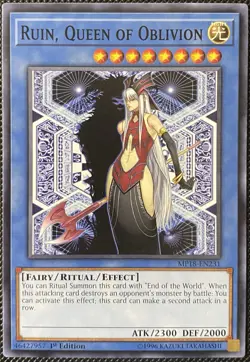 Ruin, Queen of Oblivion MP18-EN231 2018 Mega-Tins Mega Pack 1st Ed - Yugioh Card - Image 1
