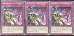 Swordsoul Blackout BODE-EN073 Burst of Destiny 1st Edition (x3) - Yugioh Card - Image 1