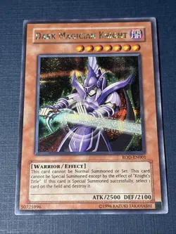 Yugioh ROD-EN001 Dark Magician Knight Secret Rare Promo Vintage Original - Image 1