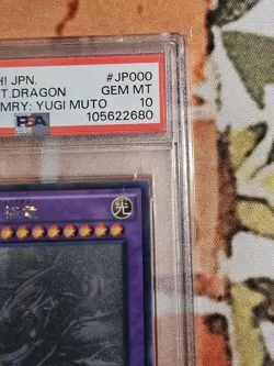 YuGiOh Blue Eyes Ultimate Dragon 15AX JP000 Holographic PSA10 Rare Collectors - Image 3