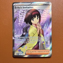 Pokemon TCG Erika's Invitation 196/165 Scarlet & Violet 151 Ultra Rare Card - NM - Image 1