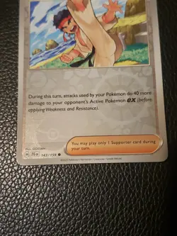 Black Belt's Training 143/159 Reverse Holo Journey Together JTG Pokemon Card NM - Image 2
