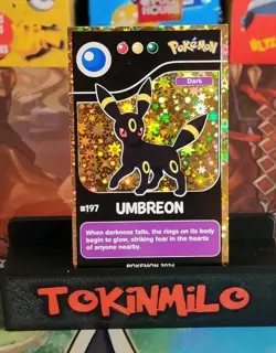 Umbreon #197 - Gold Holo - Pokedex Black Kanto 2024 - Pokemon Card - Image 1