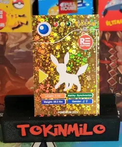 Umbreon #197 - Gold Holo - Pokedex Black Kanto 2024 - Pokemon Card - Image 2