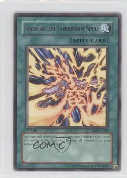 Flash of the Forbidden Spell 1st Ed. YuGiOh Cyberdark Impact #CDIP-EN038 0j6 - Image 1