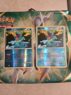 Totodile 74/95 Call of Legends Pokemon Card Reverse Holo Common Lightly Played - Image 1