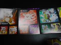 Pokemon Card Coris Promo Non Holo Sticker x4 Dragonite Nidoking Lapras etc #4208 - Image 5