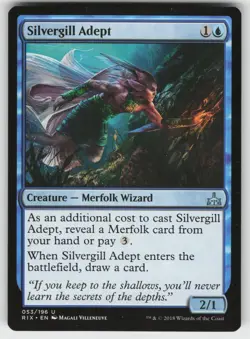 Silvergill Adept U Rivals of Ixalan 53 MTG - Image 1