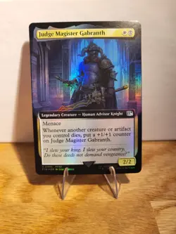 Judge Magister Gabranth (Extended Art) U 0495 FOIL FINAL FANTASY FIN MTG - Image 1