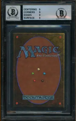 1995 MTG 4th Edition #122 Blight Pete Venters Signed BGS 9 AUTO 10 - Image 2