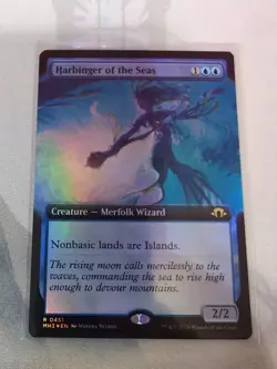 MTG - Harbinger of the Seas - Extended Art Foil - Modern Horizons 3 - Image 2