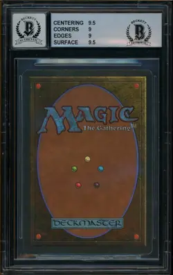 1995 MTG 4th Edition #11 Brainwash Pete Venters Signed BGS 9 AUTO 10 - Image 2