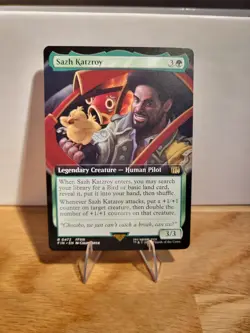 Sazh Katzroy (Extended Art) R 0472 Non Foil Final Fantasy FIN MTG - Image 1