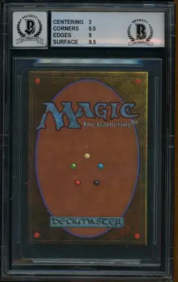 1994 MTG Fallen Empires #61C Orcish Spy Pete Venters Signed BGS 5 AUTO 9 - Image 2