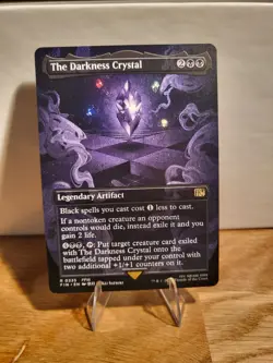 The Darkness Crystal (Borderless) R 0335 Non Foil Final Fantasy FIN MTG - Image 1