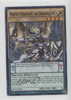 Master Pendulum the Dracoslayer 1st Ed. YuGiOh Evolution #PEVO-EN059 - Image 1